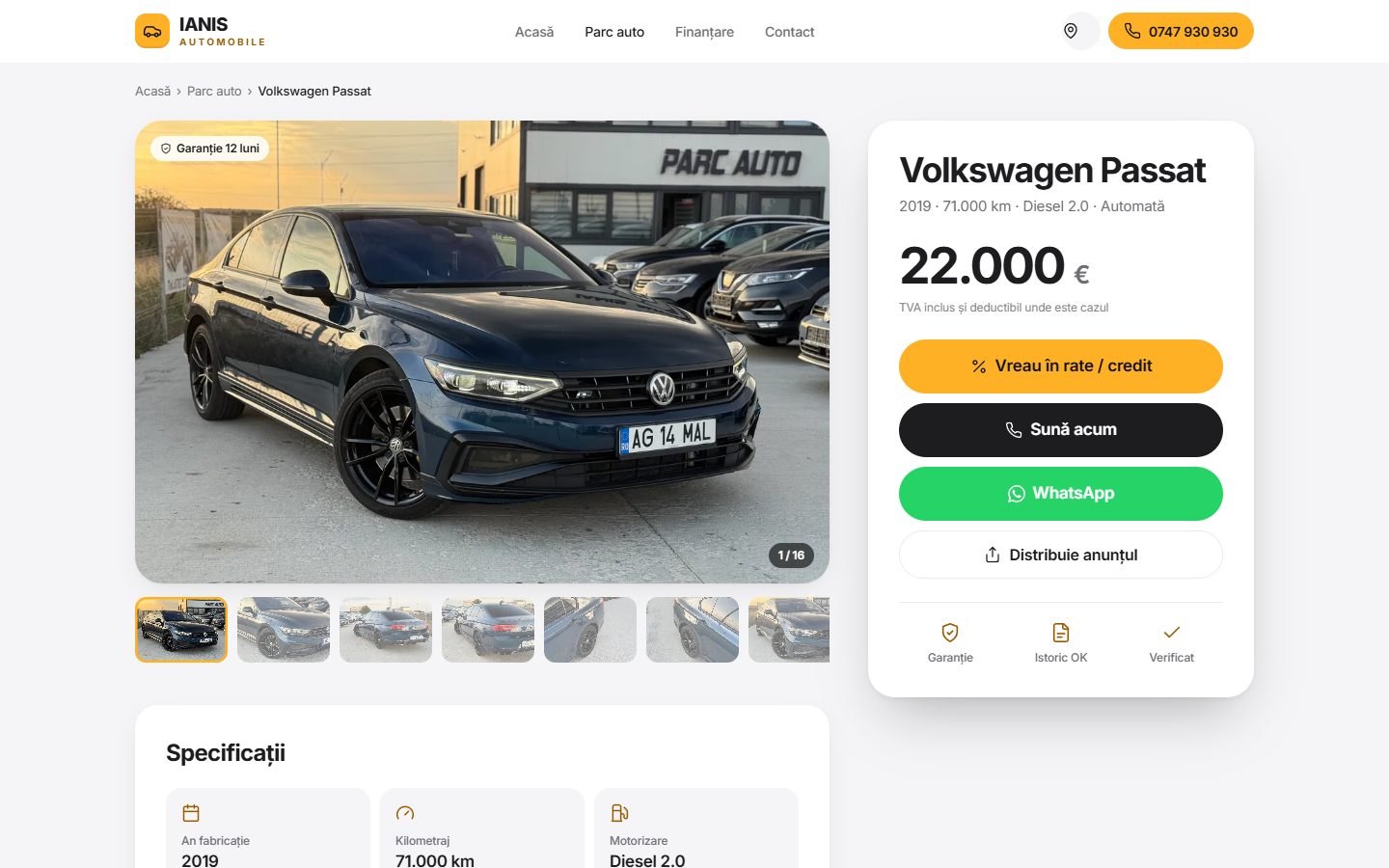 Ianis Automobile — a doua captură